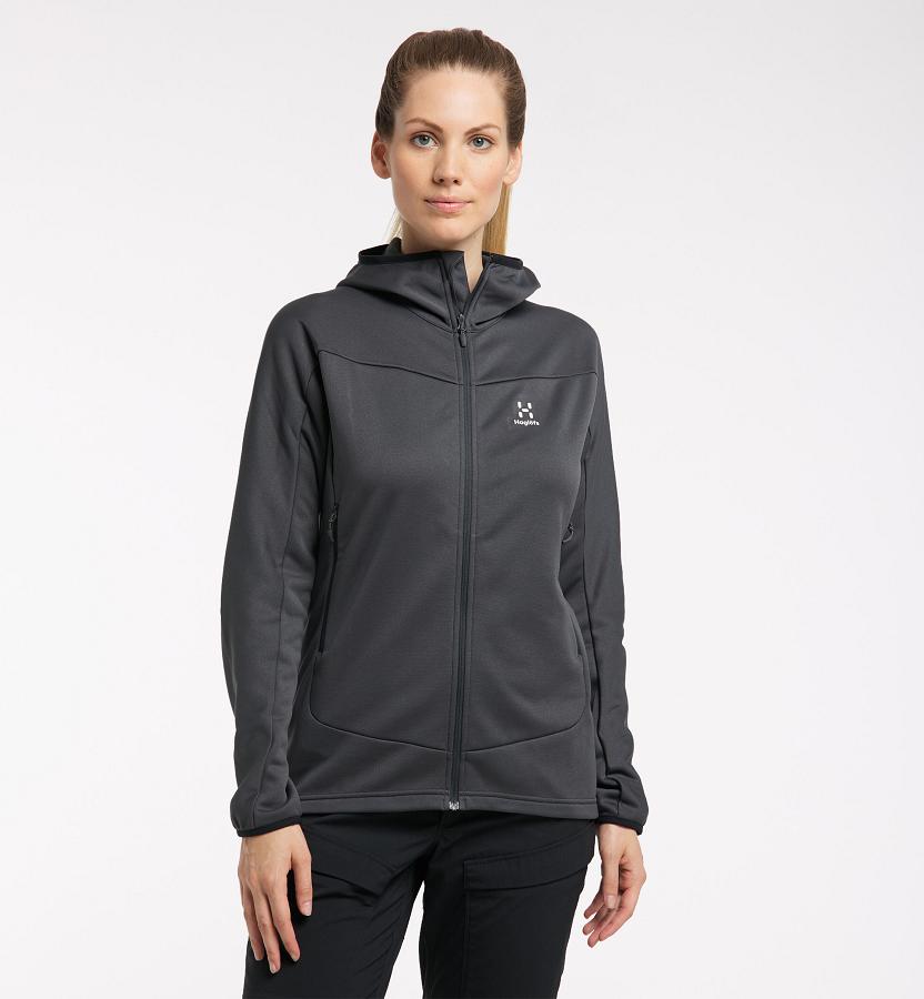 Haglöfs Womens Frost Mid Layer Black New Zealand 35268SFHK